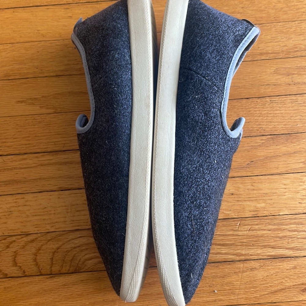 Allbirds Womens Wool Loungers Slip-on Navy Shoes - Picture 7 of 9